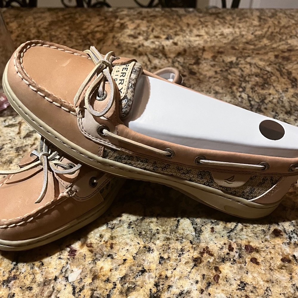 Sperry Top-Sider Women’s Leopard Sequin Shoes